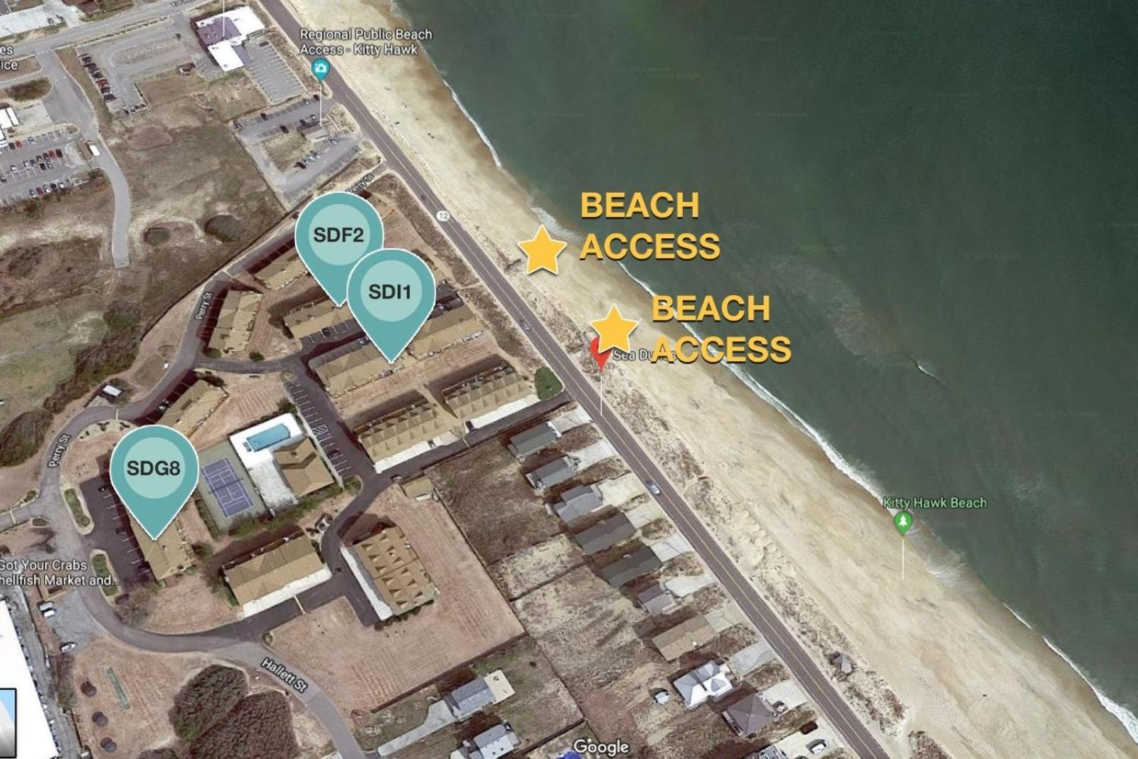 Sdi1 Sea Dunes I1 Steps To The Beach Kitty Hawk Exterior foto